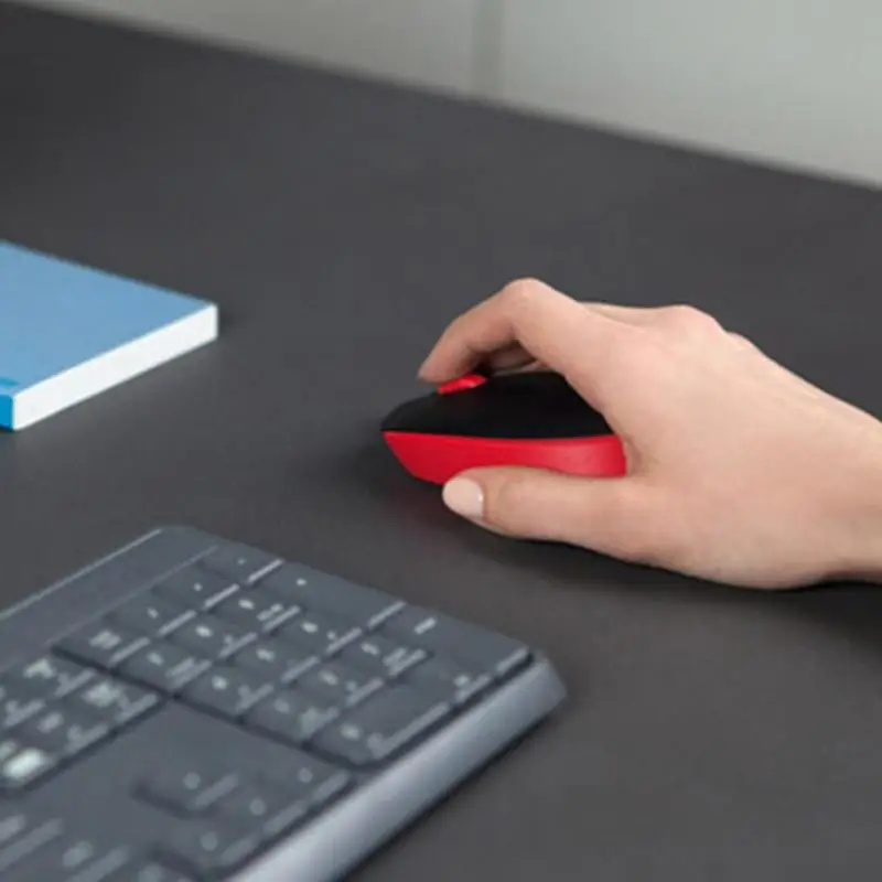Logitech M171 2,4 ГГц USB Беспроводная мышь 1000 dpi эргономичная оптическая мышь для дома и офиса портативная беспроводная мышь для ноутбука ПК