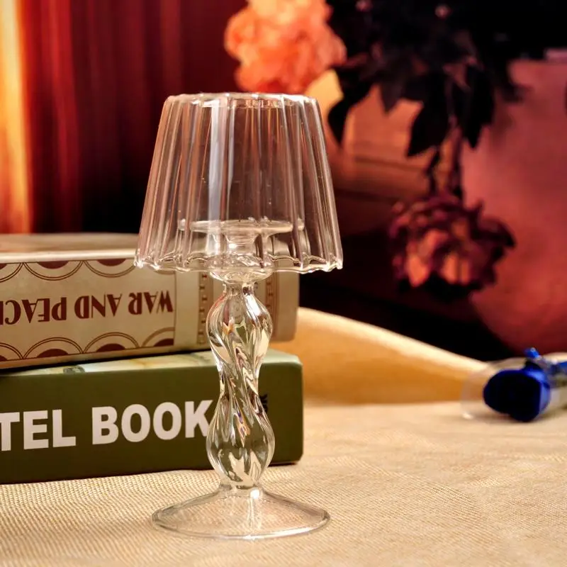 Подсвечники в европейском стиле 1 шт. стеклянные декоративные свечи высокое