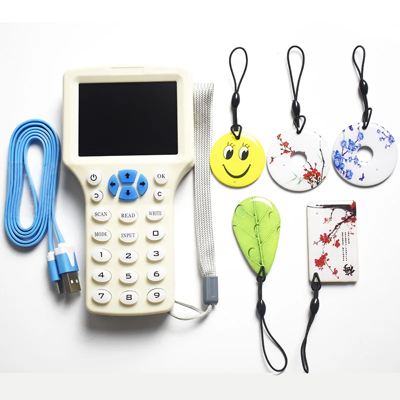 Дубликатор RFID ключей на английском языке 125 кГц 13 56 МГц|rfid nfc|125khz em4305reader writer |