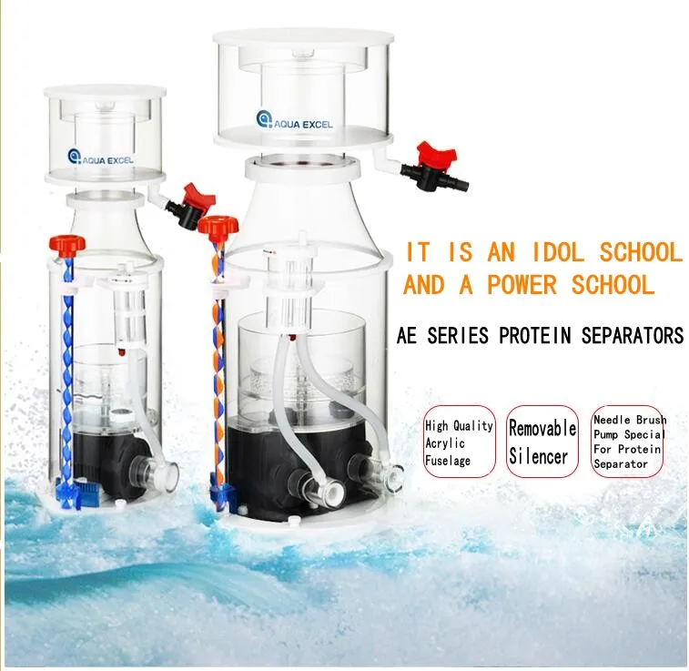 

Aqua Excel Internal Protein Skimmer AE-301/AE-401/AE-601/AE-801/AE-1001 reef coral seawater tank filter