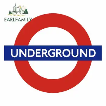 

EARLFAMILY 13cm x 10.6cm for London Metro London Underground Personality Creative Car Stickers Vinyl Bumper Decoration Decal