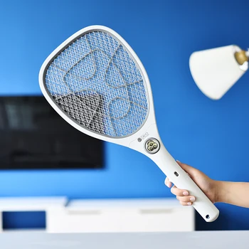 

Japan Quality Electric Insect Racket Swatter Zapper USB 1200mAh Rechargeable Mosquito Swatter Kill Fly 3 Network Bug Zapper