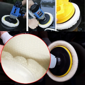 

2pcs/Set 23cm Diameter Polishing Bonnet Buffer Polishing Pad Apply To 9inch & 10inch Car Paint Care Waxing Polishing Polisher