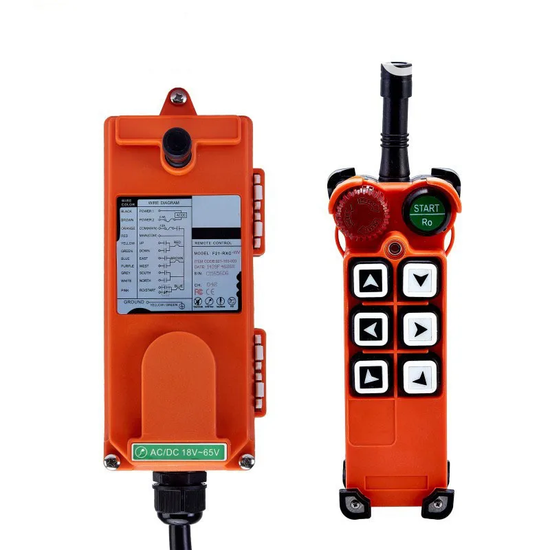

Original TELECRANE Wireless Industrial Remote Controller Electric Hoist Remote Control 1 Transmitter + 1 Receiver F21-E1