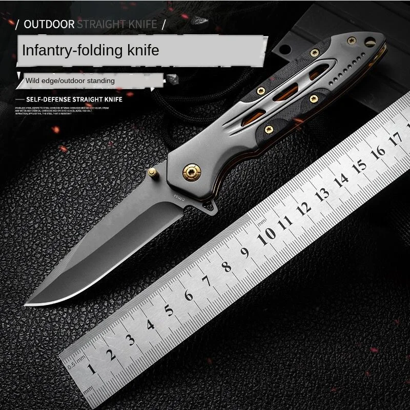 

Folding Pocket Knife Multi-function Portable Outdoor Fruit Cutter Practical Camping Survival Tool Knife