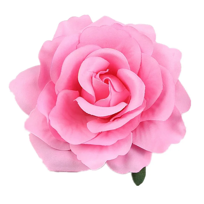 INS New Style Model Flower Hair Accessories Seaside Holiday Head Lace Barrettes Dance Performance Rose Corsage