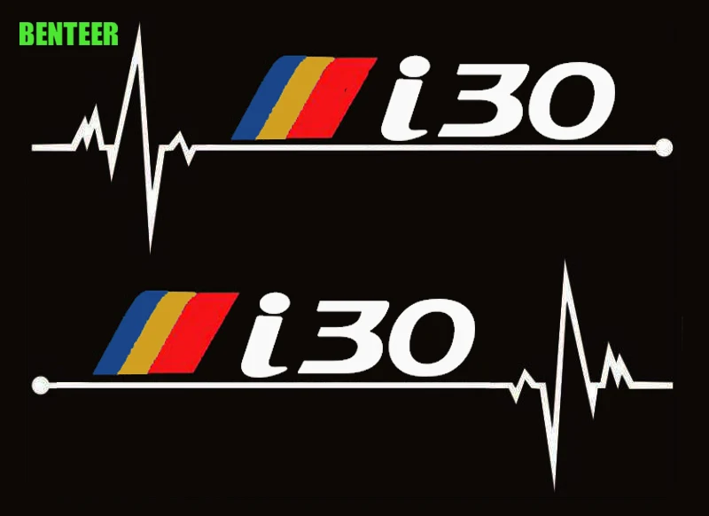 2 шт. Автомобильная наклейка на зеркало заднего вида для Hyundai i40 i30 i10 i20 IX35