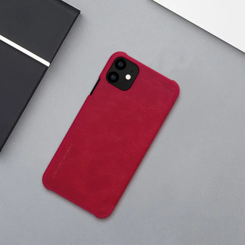Серия NILLKIN QIN для iPhone 11/11 Pro, чехол, винтажный флип-чехол, кошелек из искусственной кожи, PC, задняя крышка для iPhone 11 Pro Max