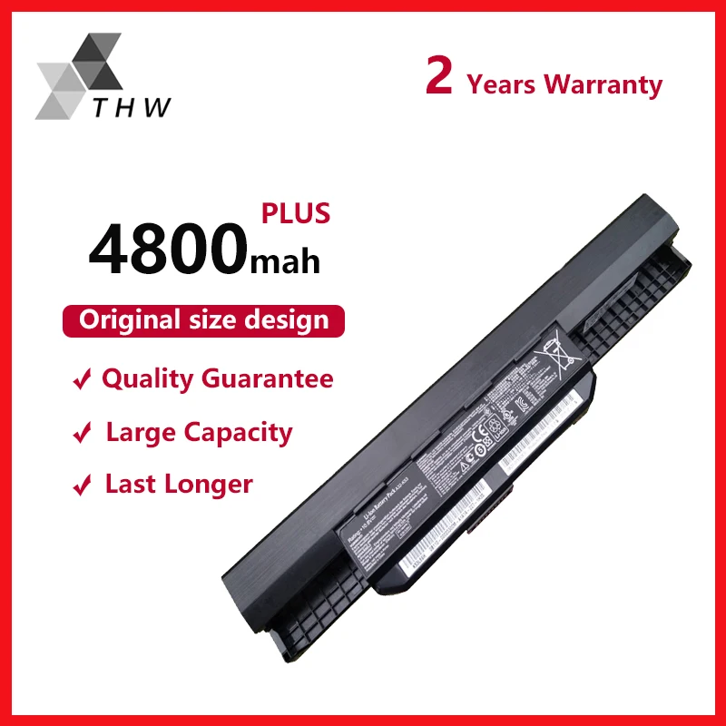 THW A32-k53 Аккумулятор для ноутбука ASUS A42-K53 A43 A53 K43 K53 K53S X43 X43B X43BY X43E батареи