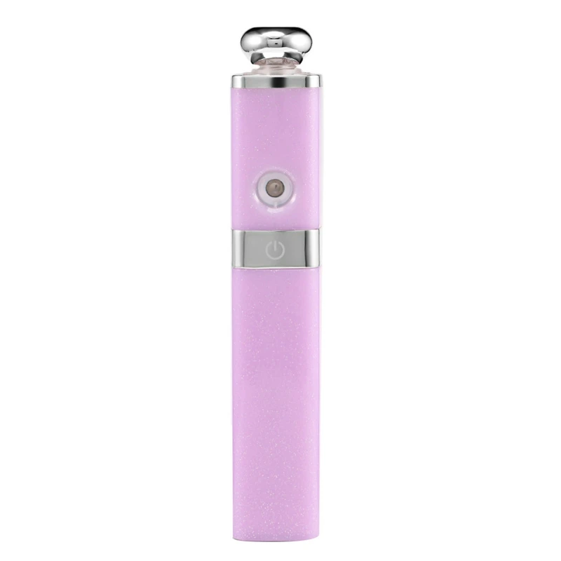Purple Портативный мини Usb миниатюрный опрыскиватель небулайзер для лица увлажнение парохода машина Мини спрей для лица Уход за кожей лица офис Трэв - Цвет: Purple