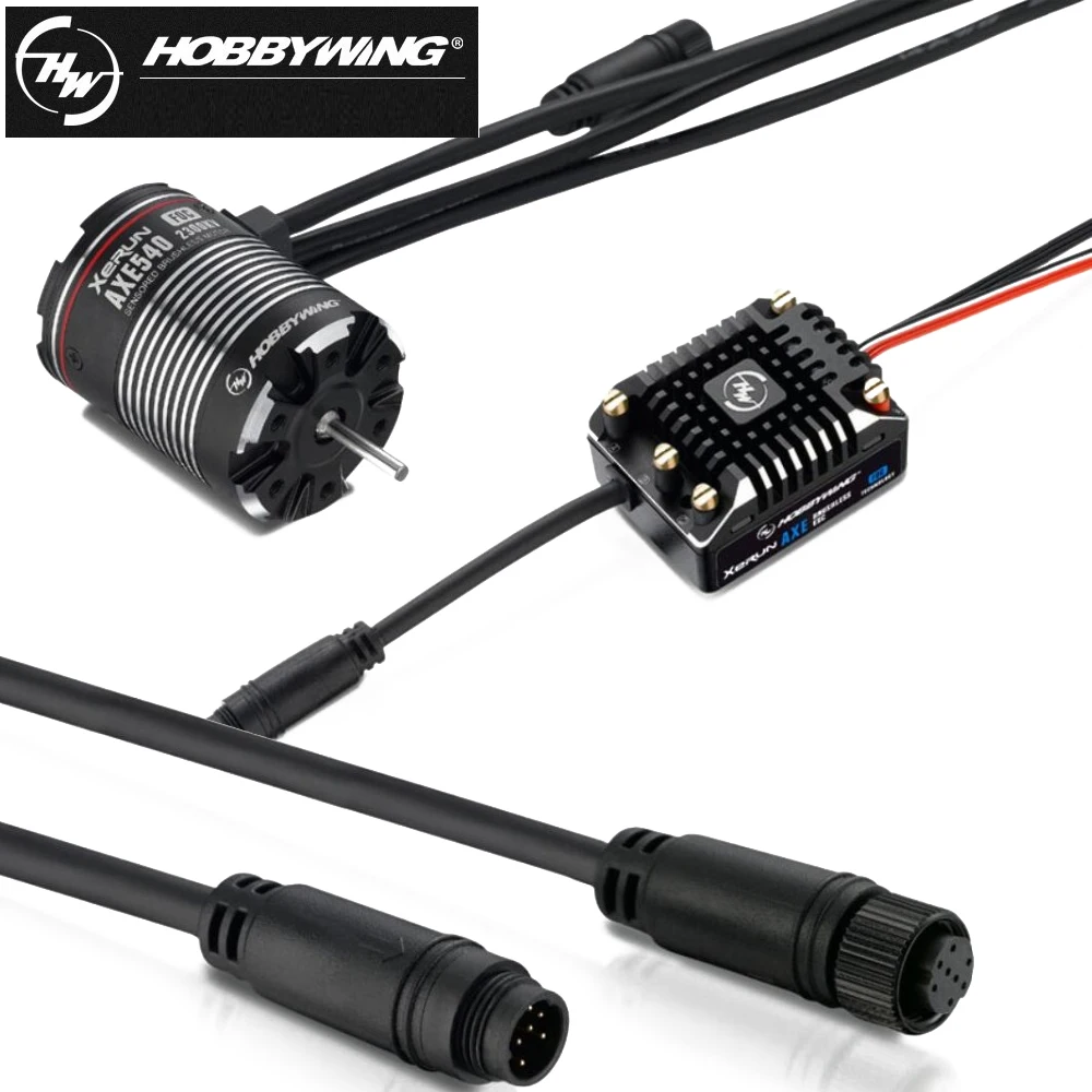

Hot Hobbywing Xerun AXE540/AXE550 FOC sensored Brushless Power System Motor & IP67 Waterproof ESC combo for RC 1/10 Rock Crawler