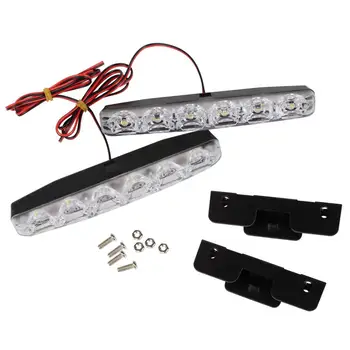 

2Pcs Car Waterproof Styling DRL Day Time Running Turn Signal Light Lamp Bar