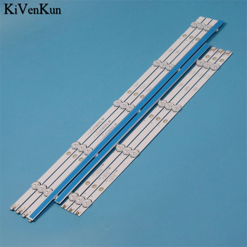 

8 шт./компл. новые светодиодные лампы для ТВ FOX 50DLE17 8 полосок подсветки MS-L1255 V6 V7 2018-08-16 LA021 3080550660DTZ002 3080550660DTZ001