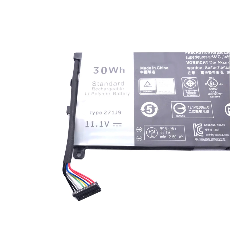 LMDTK Genuine New 271J9 Laptop Battery For DELL Latitude 13 7000