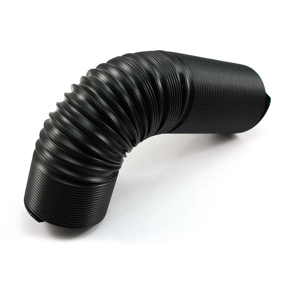 

63/76mm Car Inlet Tube Vacuum Bellow Plastic High Flow Ducting Intake Admission Bent Stretch Tube Auto Parts