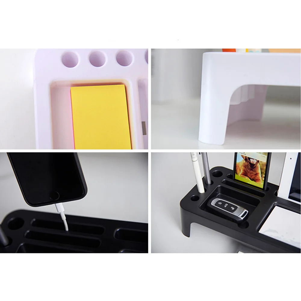  Desktop Stationary Organizer Storage Shelves Computer Rack Keyboard Shelf Computer Keyboard Sorting