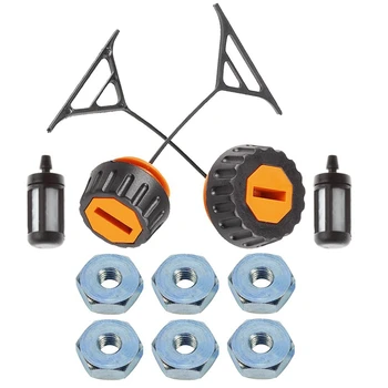 

Fuel Cap + Oil Cap + Sprocket Cover Bar Nut For Stihl 020 020T 021 023 024 025 026 028 034 034S 036 038 048 Chainsaw