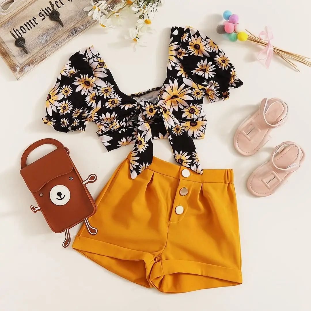 baby girl shorts outfit