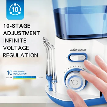 

Waterpulse V300G Oral Irrigator 5pcs Tips Dental electric Water Flosser 800ml Oral Hygiene Dental Flosser Water Flossing V300