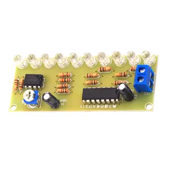 

NE555 LED Horse Racing Circulating Water Lamp Kit PCB Circuit Board Electronic DIY Production Module Parts