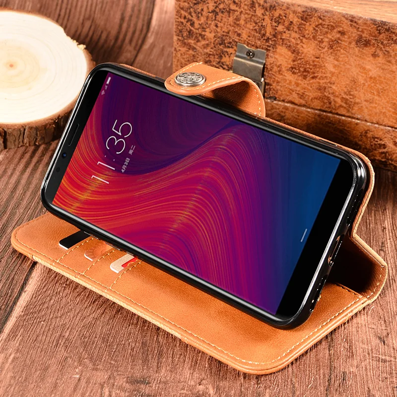 Чехол Кошелек для lenovo K5 Play Кожаная Обложка книг бампер противоударный Магнитный