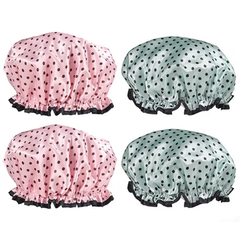 

4 Pcs Women Elastic Lace Nightcap Chemotherapy Hair Care Cap Hair Styling Care Hair Care Bonnet
