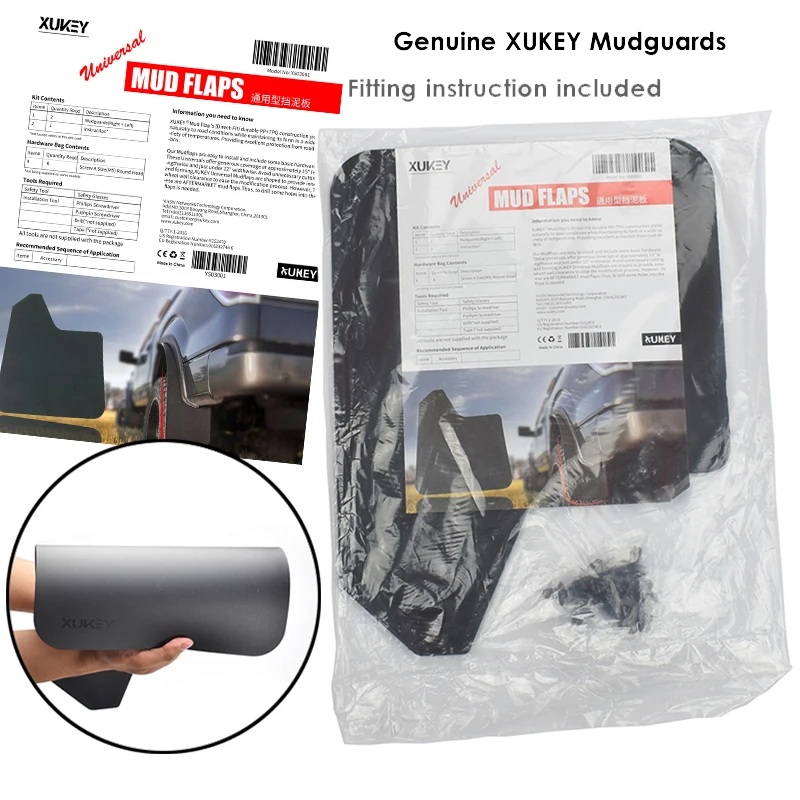 Рисунок 3 - Универсальные Брызговики для автопикапа