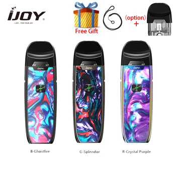 

Vape Pen Original IJOY AI EVO Pod Vape Kit Starter 1100mAh 20W with 2.8ml Cartridge Pod Electronic Cigarette