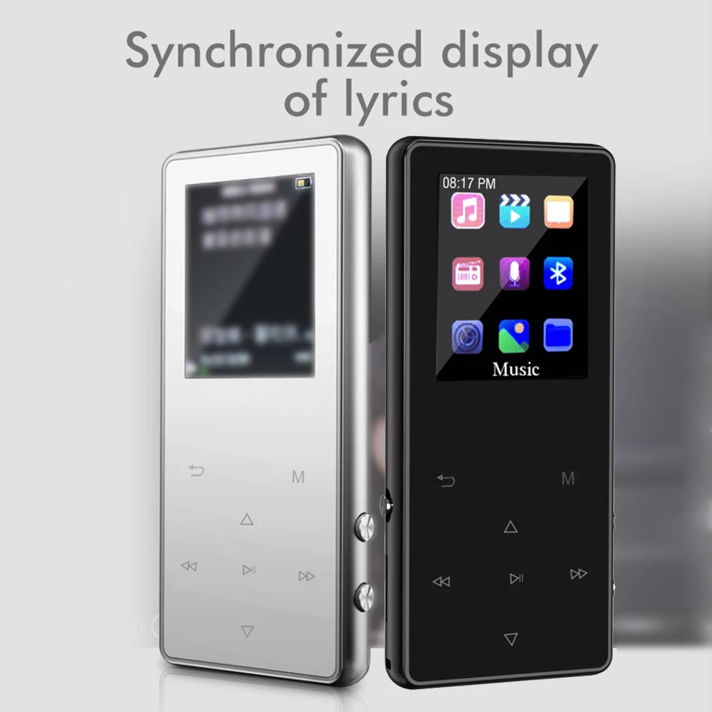 Универсальные наушники+ 8 Гб Bluetooth беспроводной без потерь музыкальный mp3-плеер fm-радио 1,8 дюймов цветной TFT экран hi-fi звук