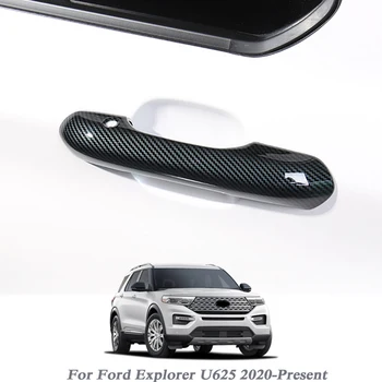 

Car Styling Car Door Handle Cover For Ford Explorer U625 2020-Present Car Bowl Decorate Sequin Trim Protector External Accessory
