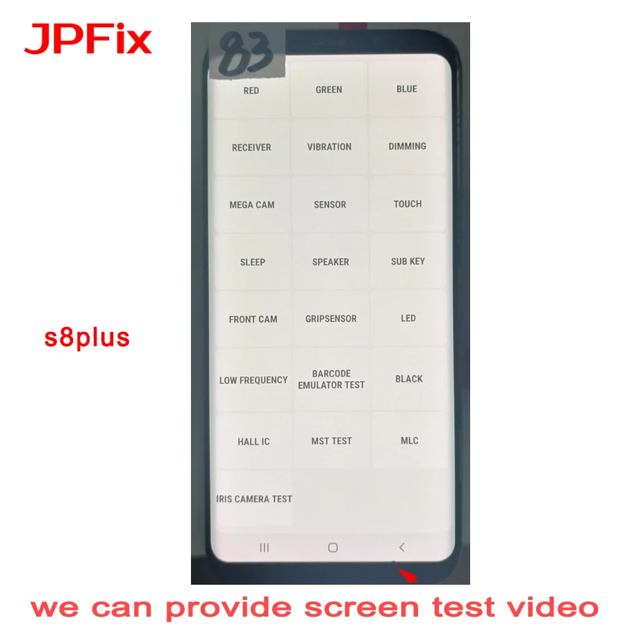 JPFix Super AMOLED для Samsung Galaxy S8 Plus G955 LCD сенсорный экран в сборе с точечной теневой