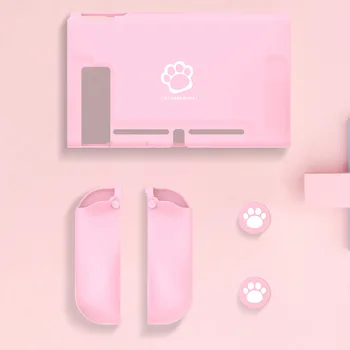 

Cute Cat Paw Switch Protective Shell Soft Cover Shell Ns Lite Anti-Fall Painted Sleeve Case for Nintendo Switch Accessories