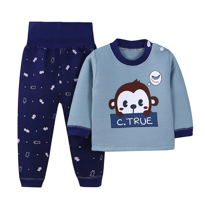 

ZWF1073 Children Clothing Character Pattern Kid Girls Tops Boys Sweatshirt Pants Kids Sportsuit 1-7 Years New For Spring