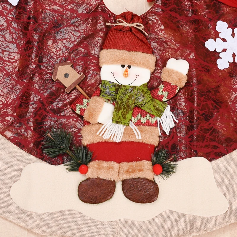 Christmas Decorations for Tree New Year Decor Supplies Christmas Tree Skirts Xmas Ornaments Trees Carpet Falda Arbol Navidad