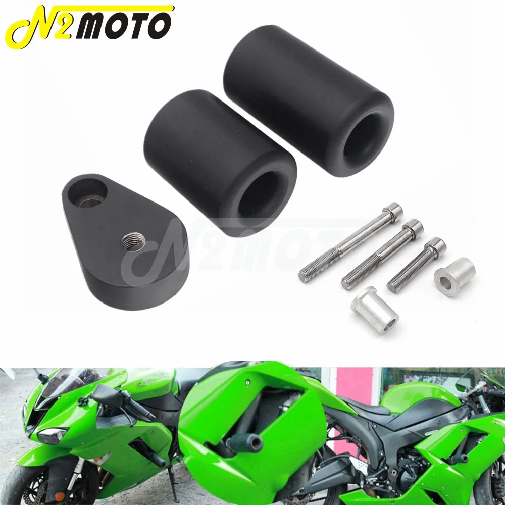 2007 2008 Left & Right Motorcycle Frame Slider Crash Protector For