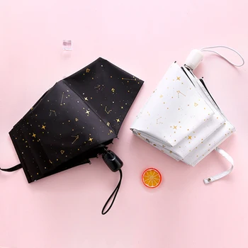 

UV protection sun and rain umbrella south Korean style umbrella clear and fresh for girl students umbrella