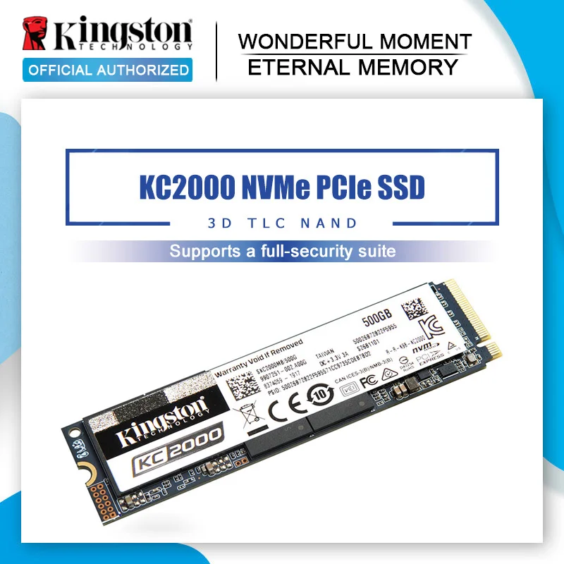 Внутренний твердотельный накопитель Kingston KC2000 NVMe M.2 2280 SATA SSD 250 ГБ 500 Гб ТБ жесткий