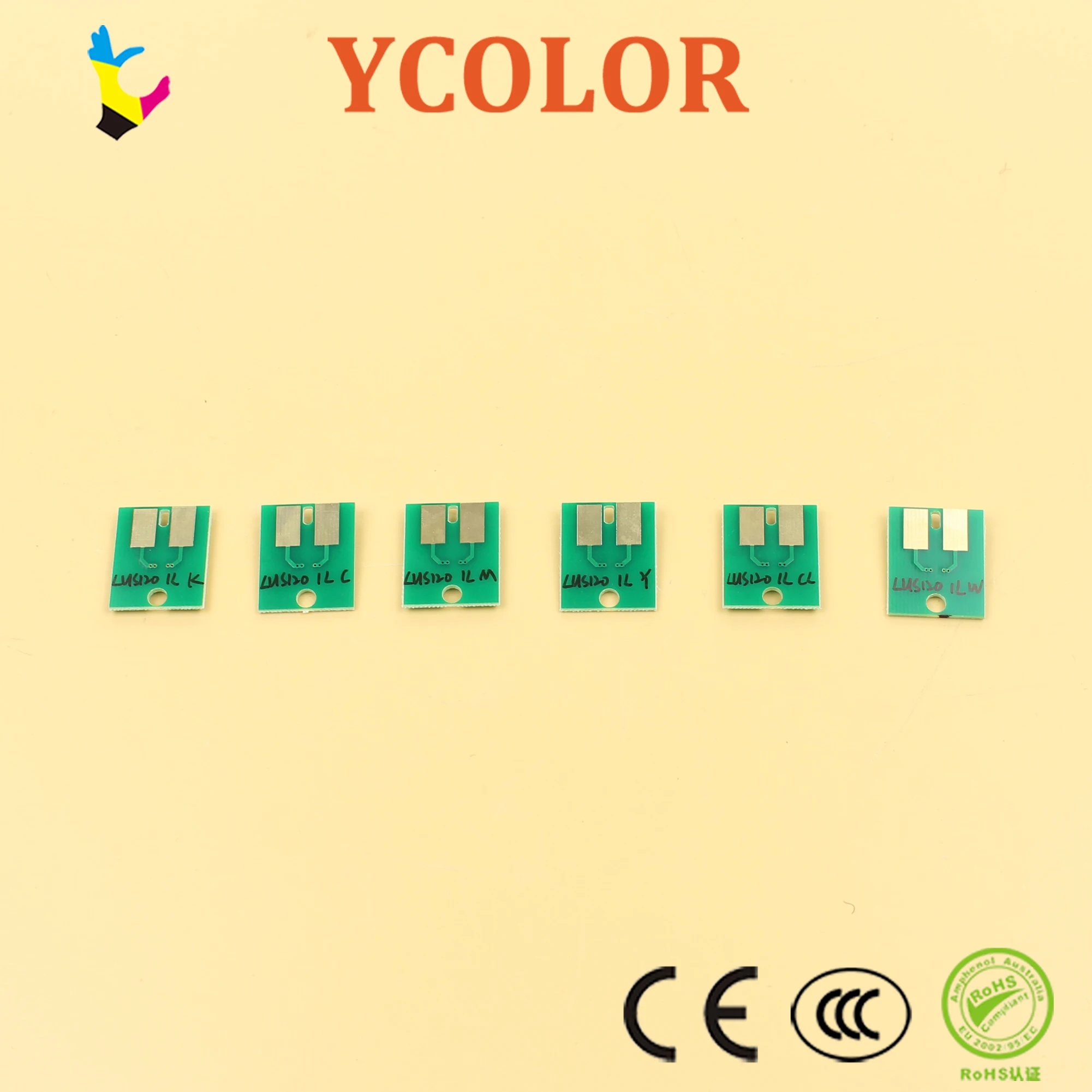 Single Use Chip 1000ml LUS 120 for Mimaki JFX200 JFX500 UJF7151 UJF7151 UJF3042 UJF6042 Lus120 Cartridge chip,toner chip