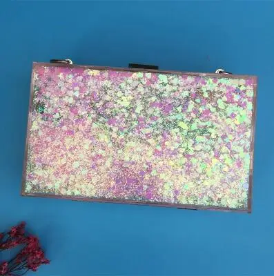 glitter lovely Новая женская сумка модная Двусторонняя жидкая зыбучий песок вечерняя сумка на плечо производители оптом - Цвет: glitter lovely