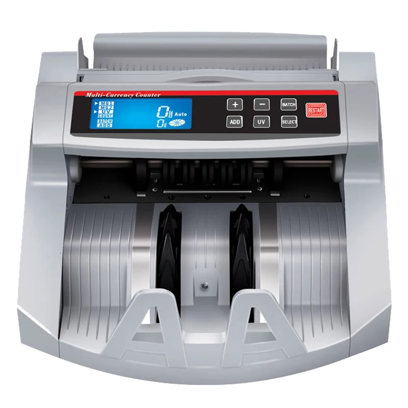 Горячая 2108D с ЖК-дисплеем простая в эксплуатации машина для счета валюты автоматический мульти-счетчик денег детектор банкнот