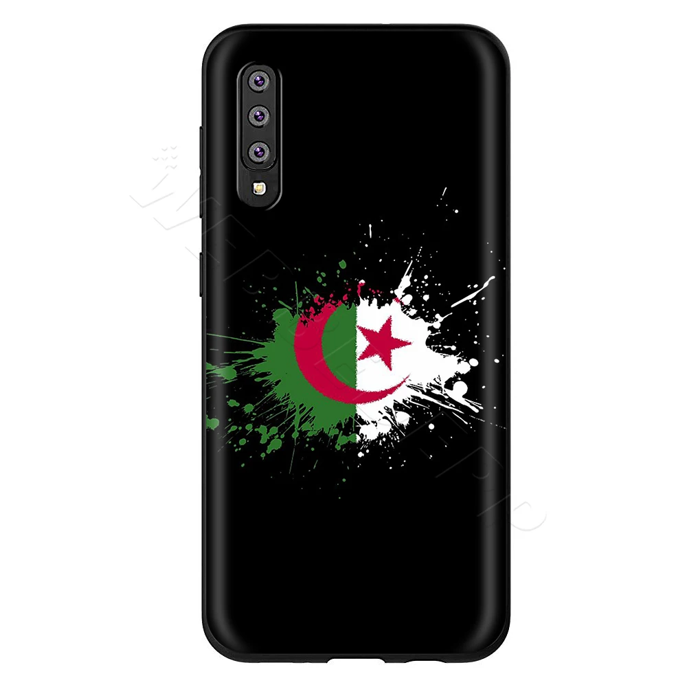 Webbedepp Алжир Национальный чехол с флагом для samsung Galaxy S7 S8 S9 S10 Edge Plus Note 10 8 9 A10 A20 A30 A40 A50 A60 A70