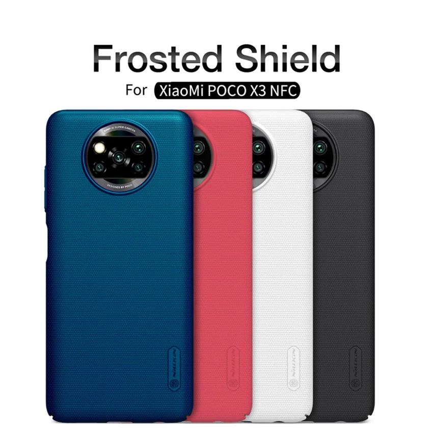 Чехол NILLKIN для POCO X3 NFC облегающий чехол Xiaomi высококачественный Супер Матовый экран NFC|Бамперы| |