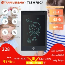 TISHRIC Новый 8,5/10/12 дюймов цифровой рисунок/письмо/графика планшет ручка ЖК-дисплей почерк Pad доска ластик со стилусом игрушка для детей(China)