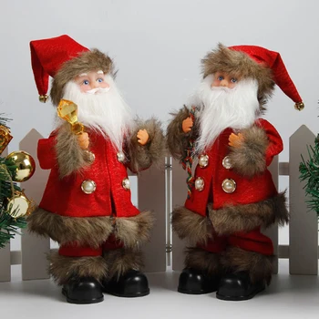 

New Christmas Electric Toy Santa Claus Dancing Singing Toy Christmas Ornament