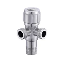 304 угловой клапан из нержавеющей стали горячий и холодный угловой клапан для воды треугольный клапан один в два треугольный клапан водонагреватель t-соединение