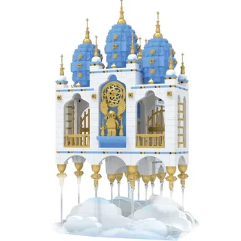 

MOC Creator Floating Cloud City Castle Set Building Blocks Bricks compatible Lepining Street View Model Toys