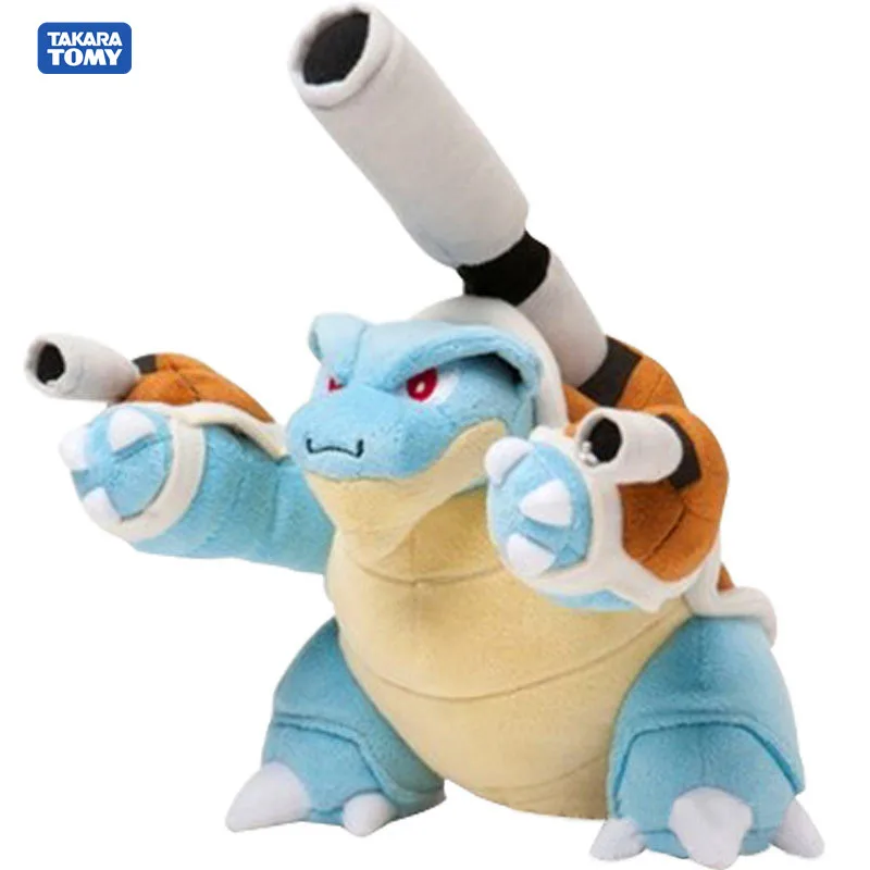 TAKARA TOMY 25cm Pluchen Speelgoed Katoen Filler Pokemen Blastoise Water Arrow Schildpad Kussen Pop Voor Kinderen Gift | Игрушки и хобби