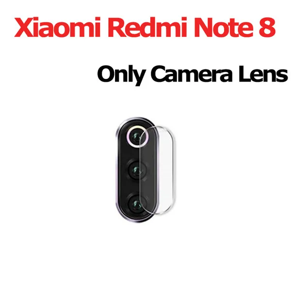 Стекло+ чехол Xiaomi Redmi Note 8 Pro закаленное стекло Xiaomi Note 8 камера защитная пленка на Redmi Note 8Pro защитное стекло сяоми редми ноут 8 про защитное стекло ксиоми редми нот 8 про стекло Redmi Note 8 glass - Цвет: Note 8 Lens