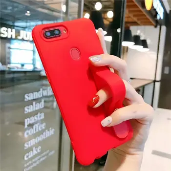 

Soft Silicone Case For Xiaomi MI 10 Pro CC9E Note 10 Redmi Note 9 Pro Max 9s K20 K30 7 7S 8 8A 7A A3 Wrist strap stand Cover