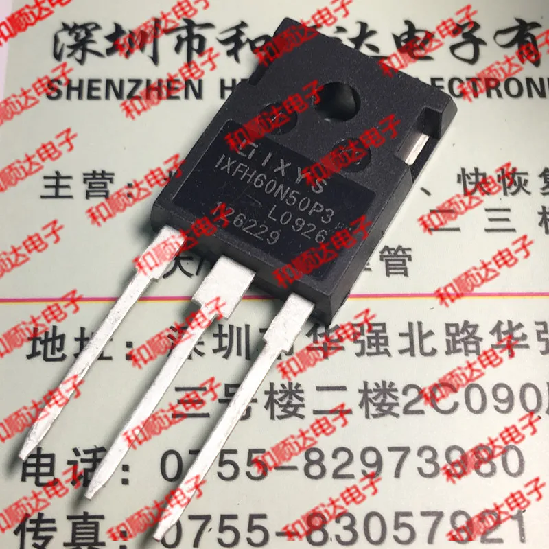 5 шт./лот IXFH60N50P3-247 500V 60A